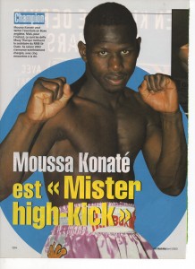 Moussa konaté rmboxing est mister hight kick